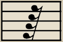 The Sixty Fourth Rest gets the same count as the Sixty Fourth Note